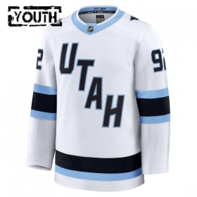 Lasten Pelipaita Utah Hockey Club Fanatics Premium Logan Cooley Vieras Valkoinen